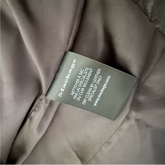 Mackage Leather Jacket Small - Picture 4 of 4